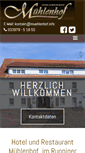 Mobile Screenshot of muehlenhof.info